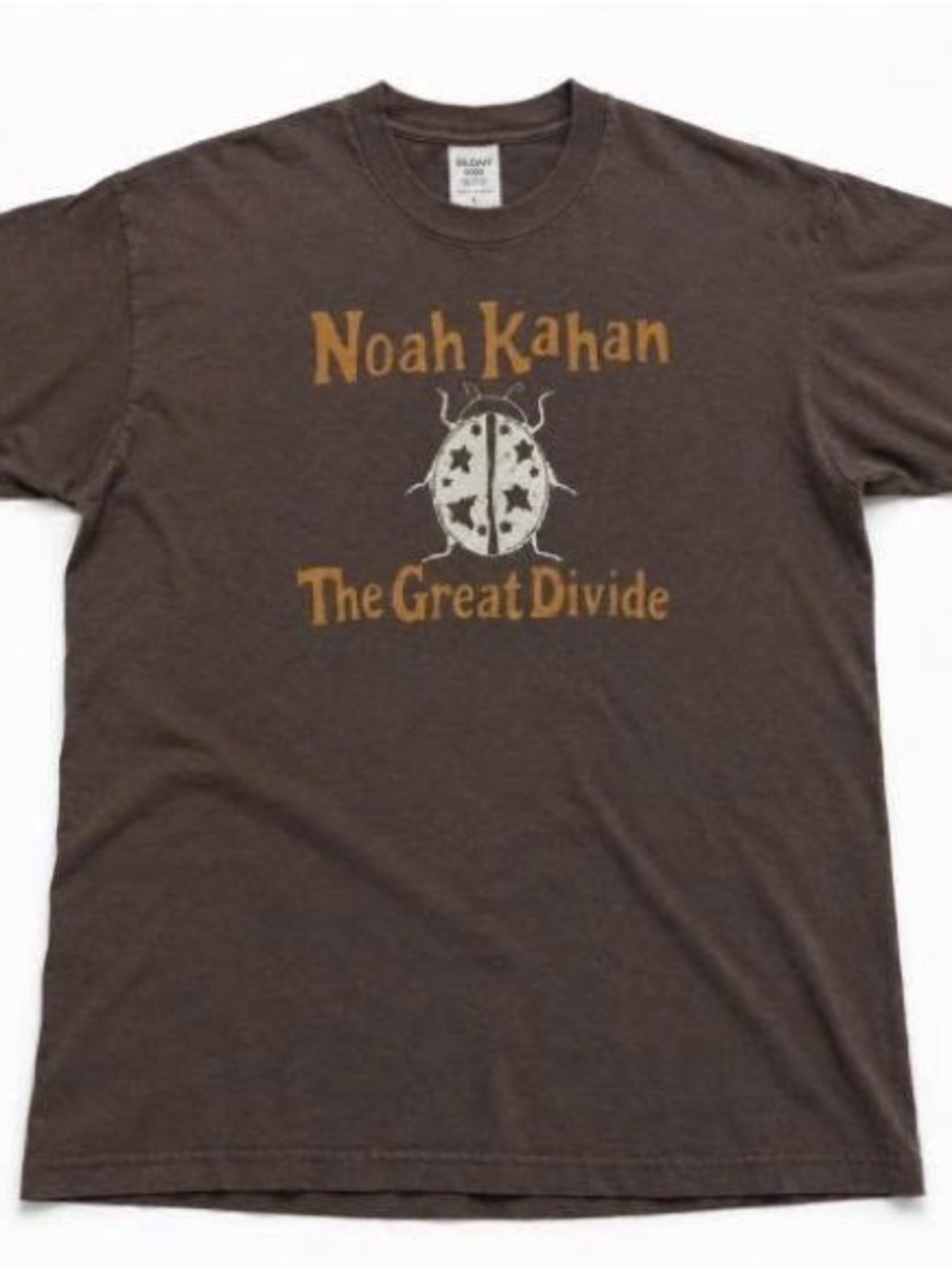 Gildan Brown Noah Kahan 'The Great Divide' Graphic Tee
